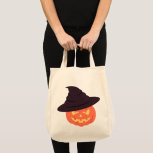 Orange Retro Pumpkin Tote Bag