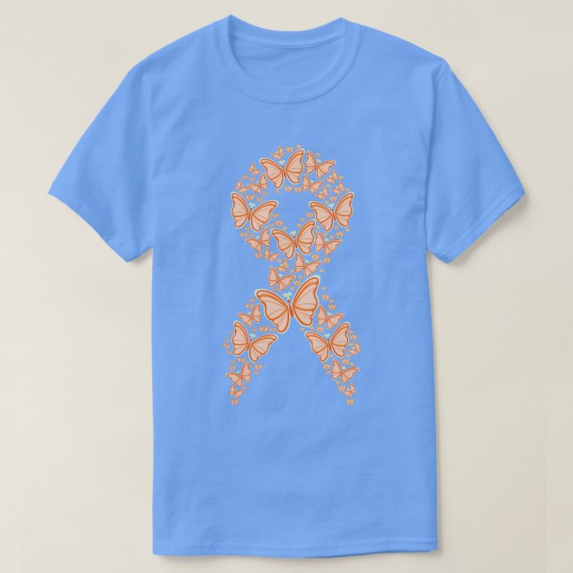 Orange Ribbon Awareness T-Shirt (Design Front)