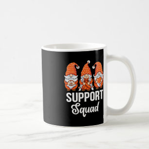 Orange ribbon Gnomes support survivor of Leukemia  Coffee Mug