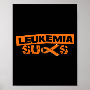 Orange Ribbon I Leukemia Dad September  Poster