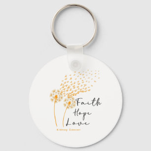 Orange Ribbon Resist The Storm Kidney Cancer Aware Key Ring