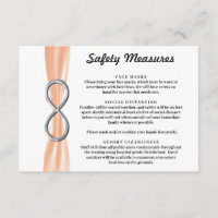 Orange Ribbon Silver Infinity Safety Measures