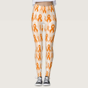 Orange Ribbons...RSD/CRPS Leggings