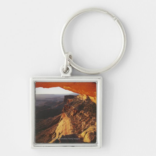 Orange Rock Overhand & Rocky Canyon Key Ring (Front)