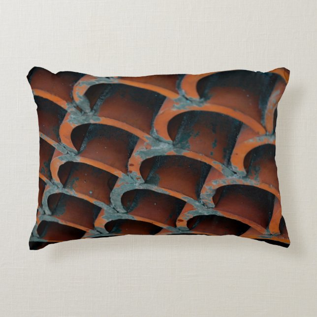 Orange roof decorative cushion (Front)