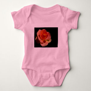 Orange Rose Baby Bodysuit