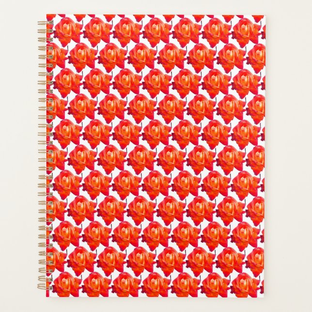 Orange rose planner (Front)