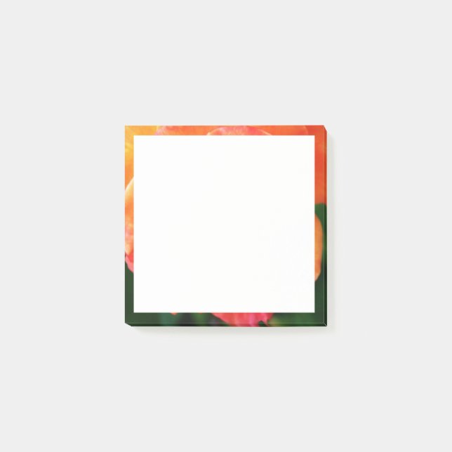 Orange rose  post-it notes (Front)