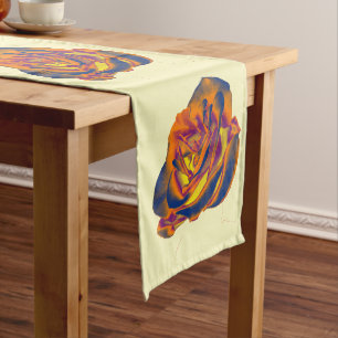 Orange Rose Table Runner