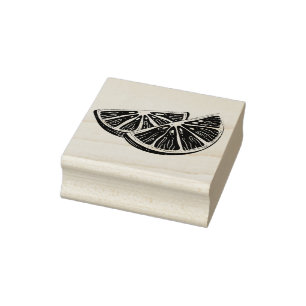 Orange Rubber Stamp