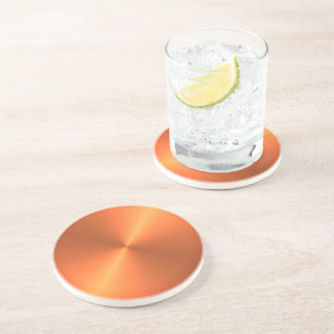 Orange Rust Shine Coaster