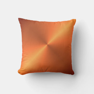 Orange Rust Shine Cushion