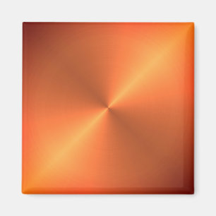 Orange Rust Shine Magnet