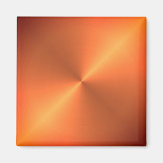 Orange Rust Shine Magnet