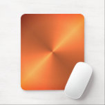 Orange Rust Shine Mouse Pad<br><div class="desc">Orange shine is a gradient metallic design</div>