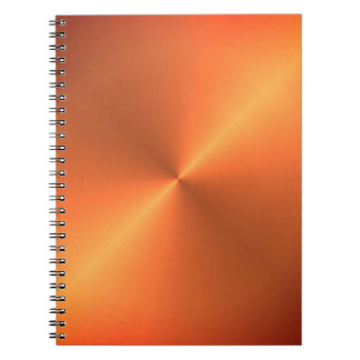 Orange Rust Shine Notebook