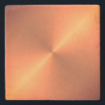 Orange Rust Shine Stone Coaster<br><div class="desc">Orange shine is a gradient metallic design</div>
