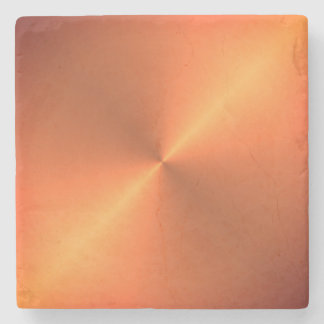 Orange Rust Shine Stone Coaster