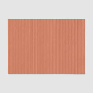 Orange Rust Vertical Stripes Pattern Tissue Paper