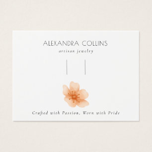 Orange Sakura Blossom Hairclip Barrette Display