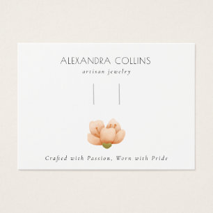 Orange Sakura Blossom Hairclip Barrette Display