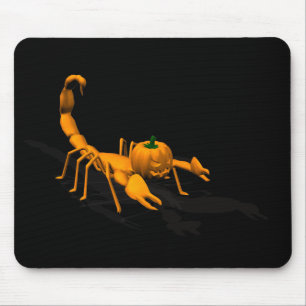 Orange Scorpion Mouse Pad