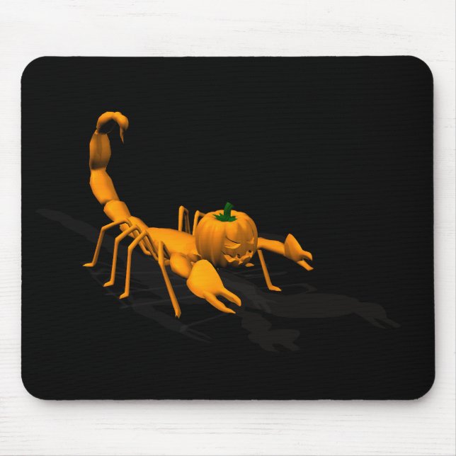 Orange Scorpion Mouse Pad (Front)