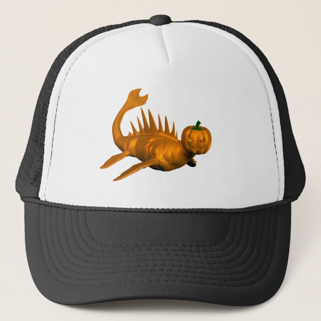 Orange Seadragon Trucker Hat (Front)