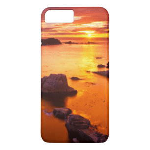 Orange seascape, sunset, California Case-Mate iPhone Case
