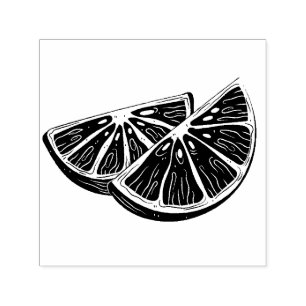 Orange Self-inking Stamp