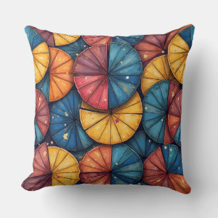 orange shape cushion pillow