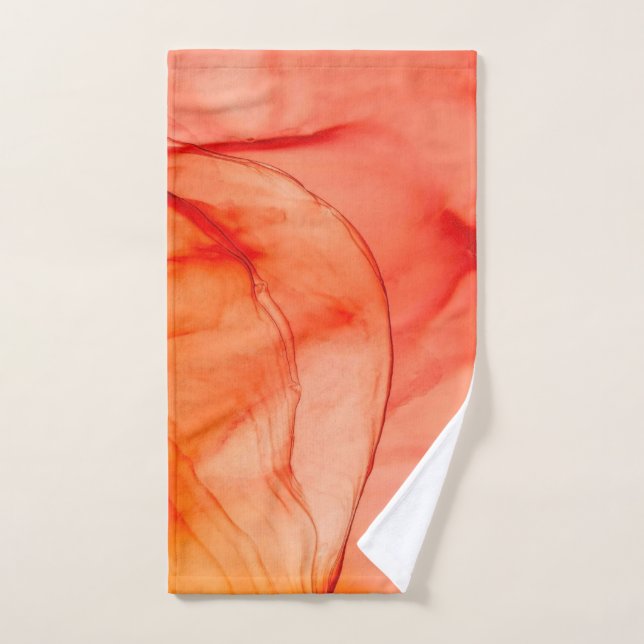 Orange Sherbet Hand Towel (Hand Towel)