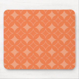 Orange shippo mouse pad
