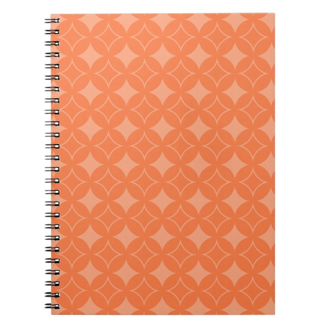 Orange shippo spiral notebook (Front)
