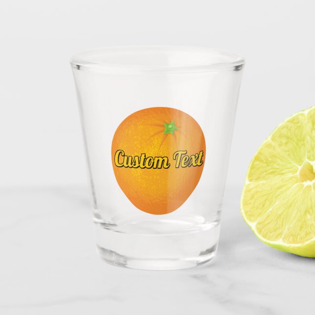 Orange Shot Glass (Front)