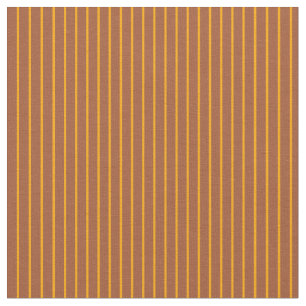 Orange & Sienna Pattern of Stripes Fabric