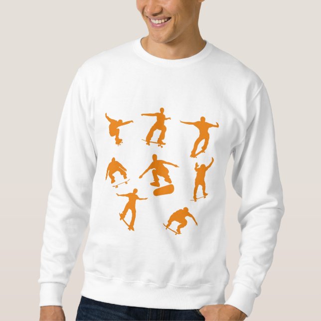 Orange Skaters Sweatshirt (Front)