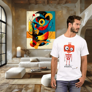 Orange Skeleton Shirt IMMORTAL - By Design