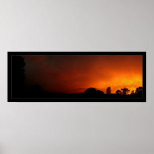 Orange Skies Poster