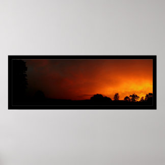 Orange Skies Poster