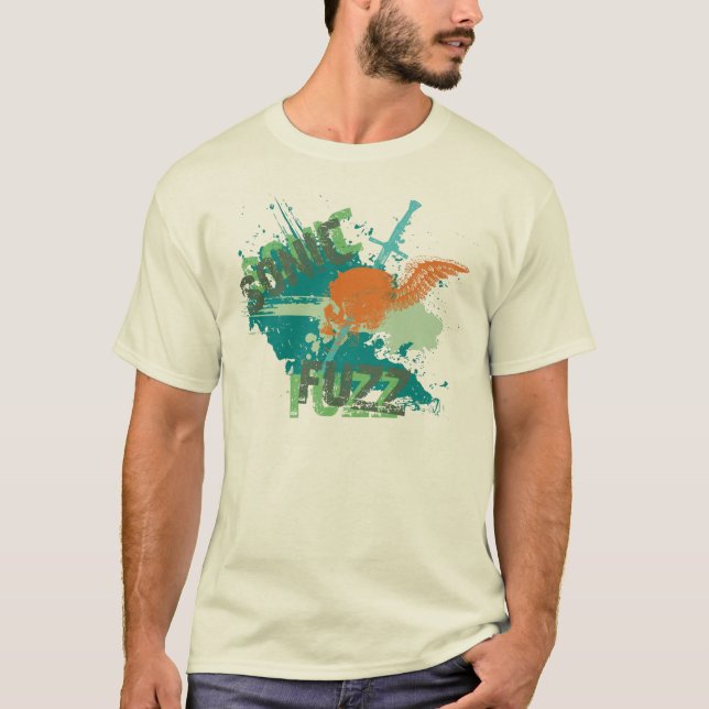 Orange Skull T-Shirt (Front)