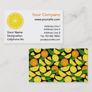 Orange Slice Business Card