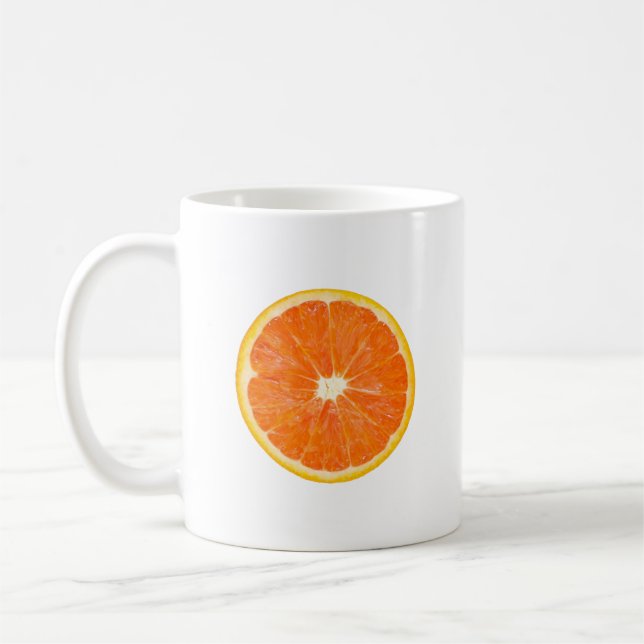 Orange Slice Coffee Mug (Left)