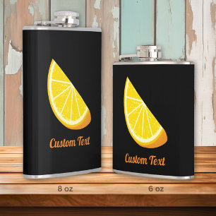 Orange Slice Hip Flask