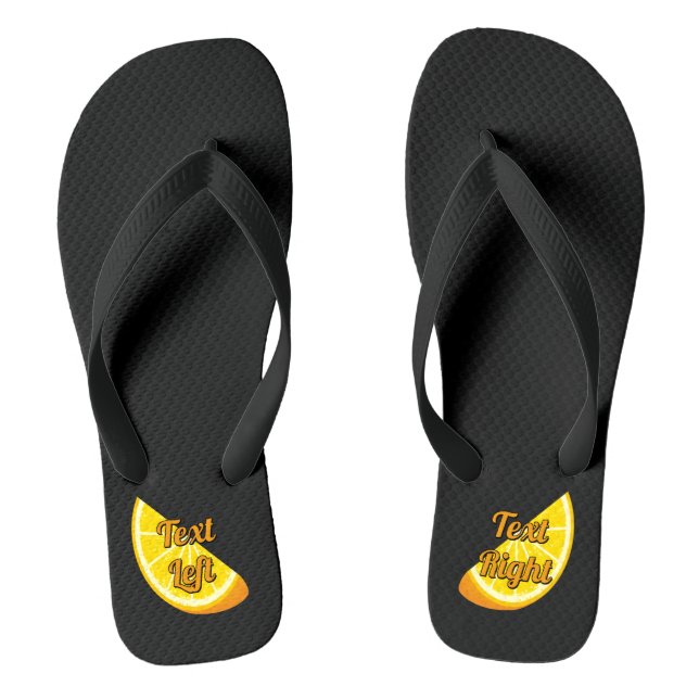 Orange Slice Jandals (Footbed)