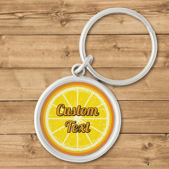 Orange Slice Key Ring (Creator Uploaded)