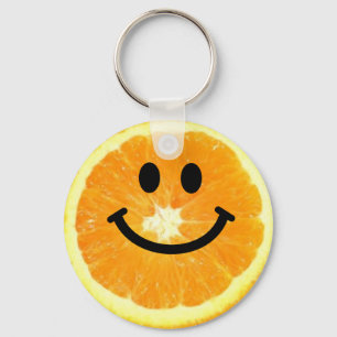 Orange Slice Key Ring