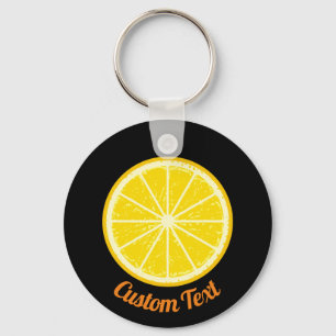 Orange Slice Keychain