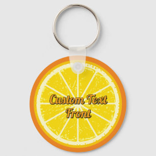 Orange Slice Keychain