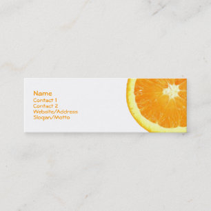 Orange Slice Mini Business Card